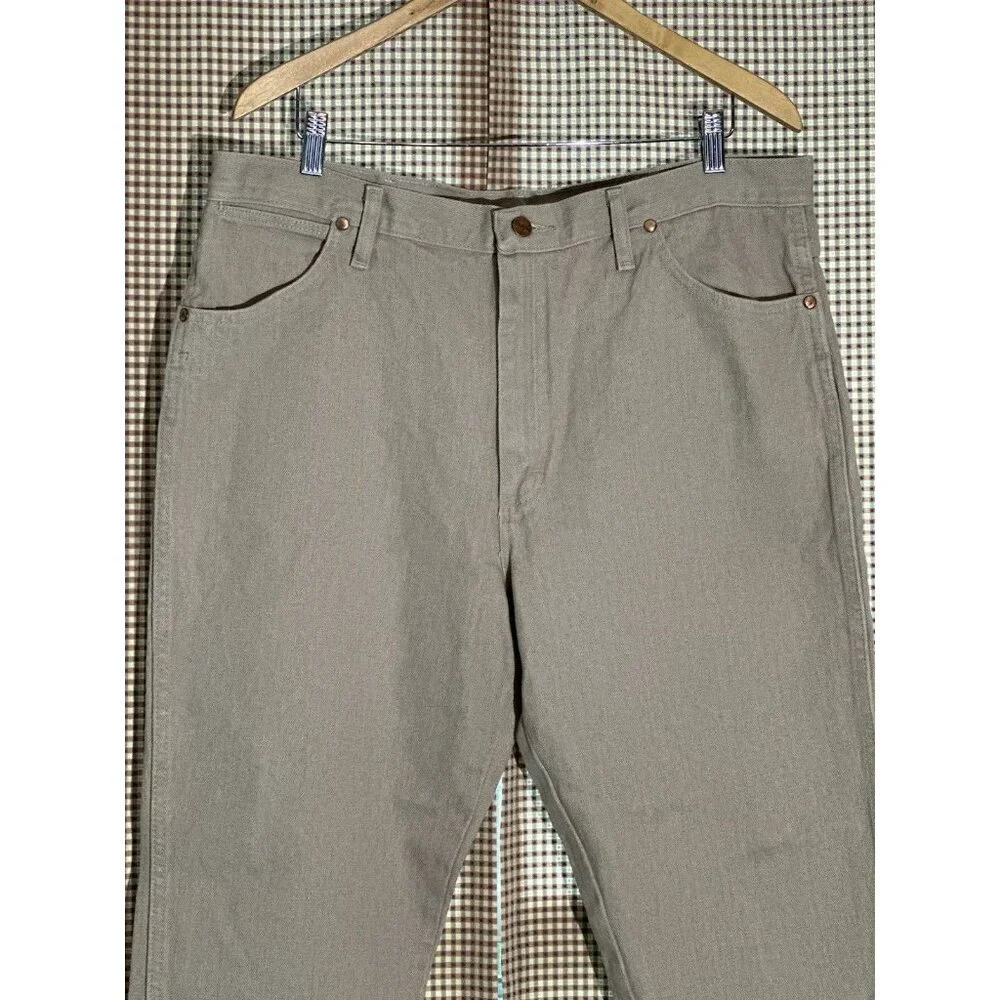 Wrangler Cowboy Cut‎ Jean 38x30 Straight Western Workwear Rodeo 936Tan